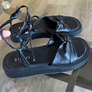 ASOS shoes tie up ankles. Size 8 but run large more like 9.5